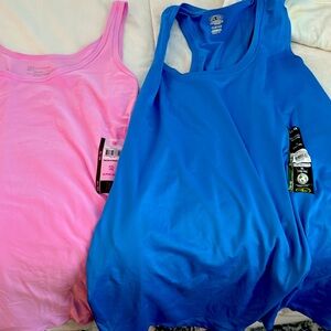 New with tags, Walmart women’s athletic tanks set- one XL, one XXL